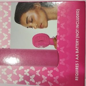 Pink‎ Battery operated Handheld Mini Facial Fan new